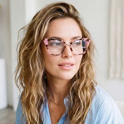 Chandrikar Cat Eye Pink-Floral Glasses6