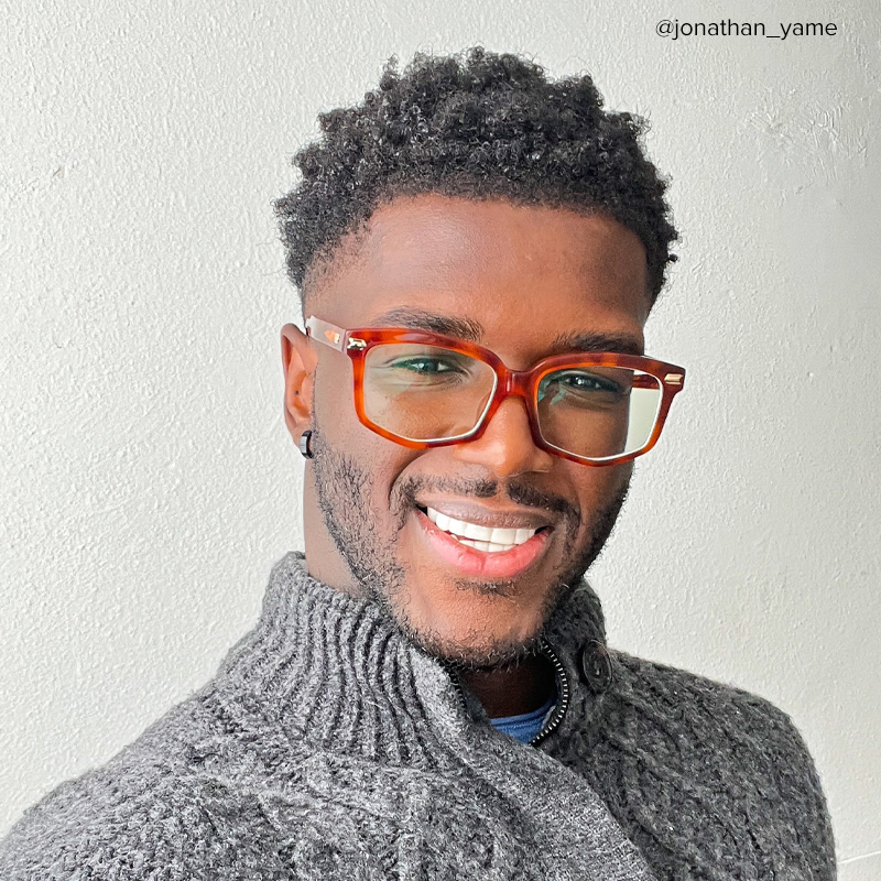 Geri Geometric Brown Glasses4