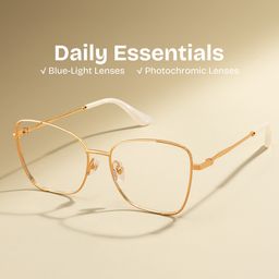 Kai Butterfly Gold Glasses0