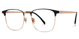 Boykai Browline Gold Glasses1