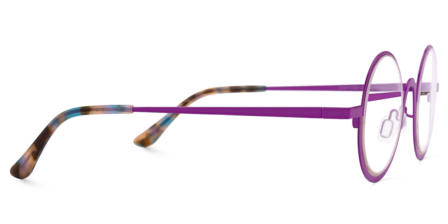 Round Banfield Purple Glasses deals -Zeelool Glasses2