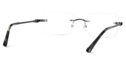 Peavy Rectangle Gray Glasses5