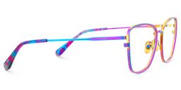 Ronan Rectangle Iridescent Glasses3