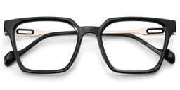 Mabel Black Square Glasses2