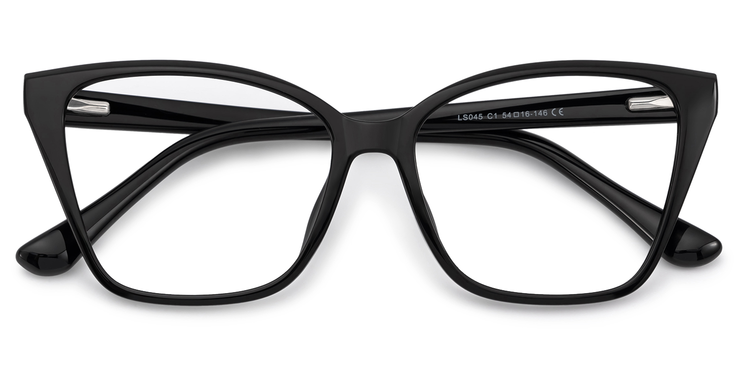 Sienna Butterfly Black Glassess1