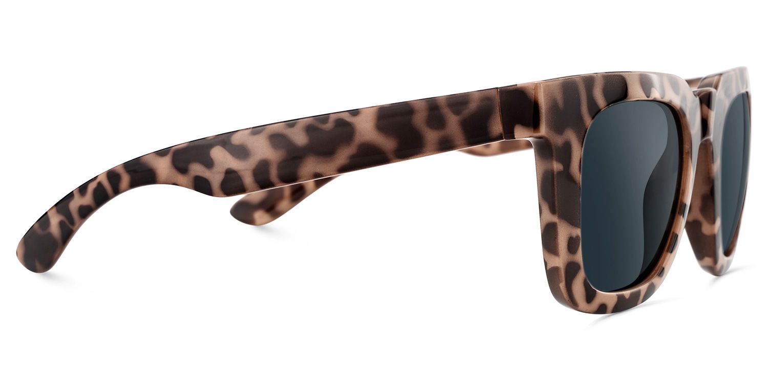 Clea Tortoise Rectangle Polarized Sunglasses for Driving | ZEELOOL UK3
