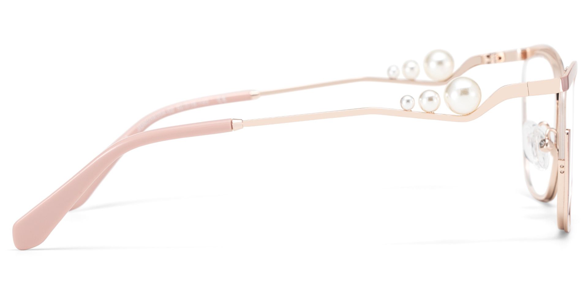 Aria Eyeglasses in Round Pink Frame | ZEELOOL UK5