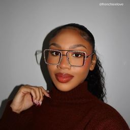 Diva Iridescent Square Glasses9