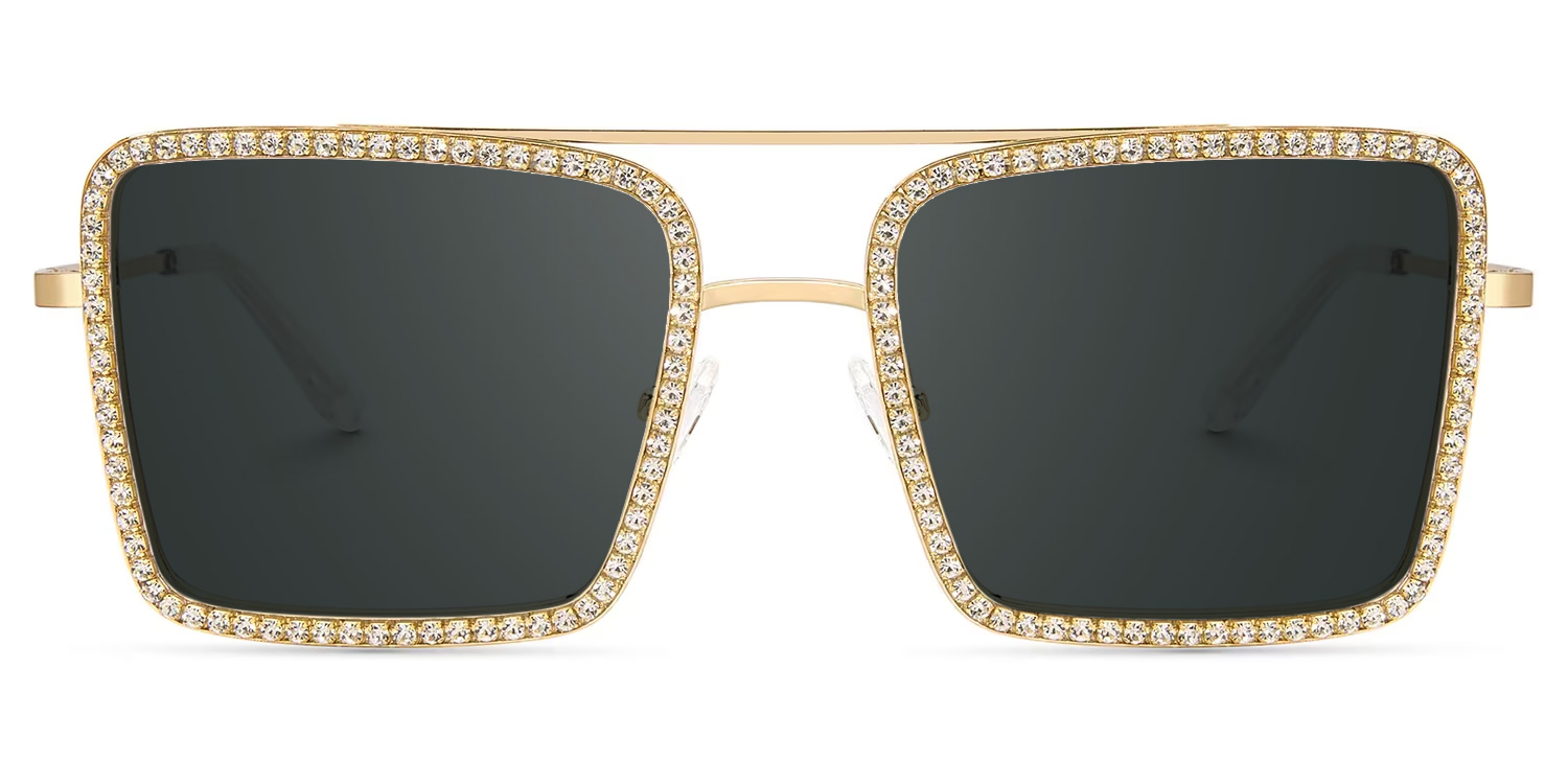 Diva Square Gold Glasses good-img