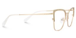 Javier Rectangle Gold Glasses4