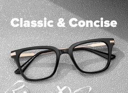 Kellie Rectangle Black Glasses4