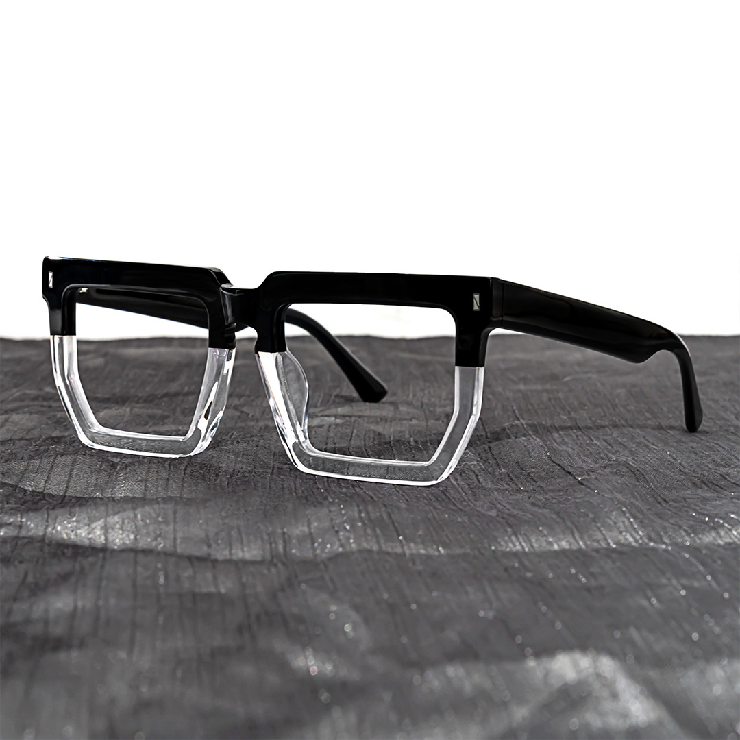 Daniela Rectangle Two-Tone Glasses0