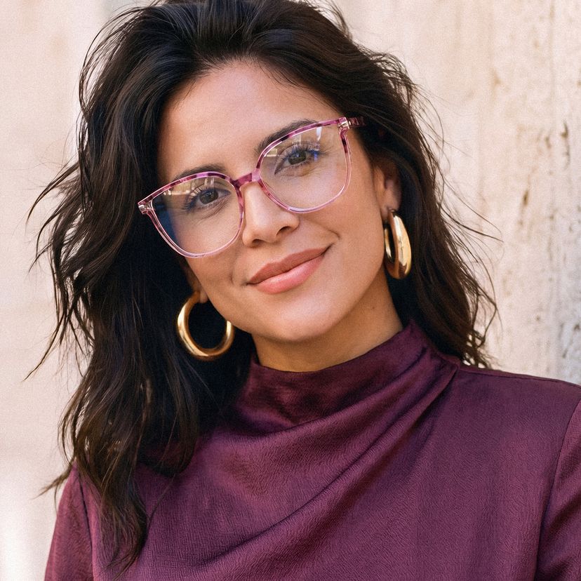 Rodz Square Pink Glasses