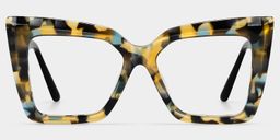 Thiline Square Tortoise Glasses1
