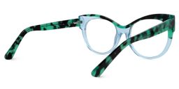 Pellegrino Cateye Blue Glasses3