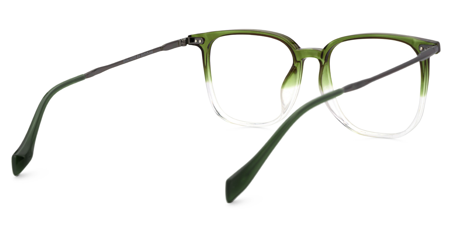 Mullen Square Green-Clear Glasses3