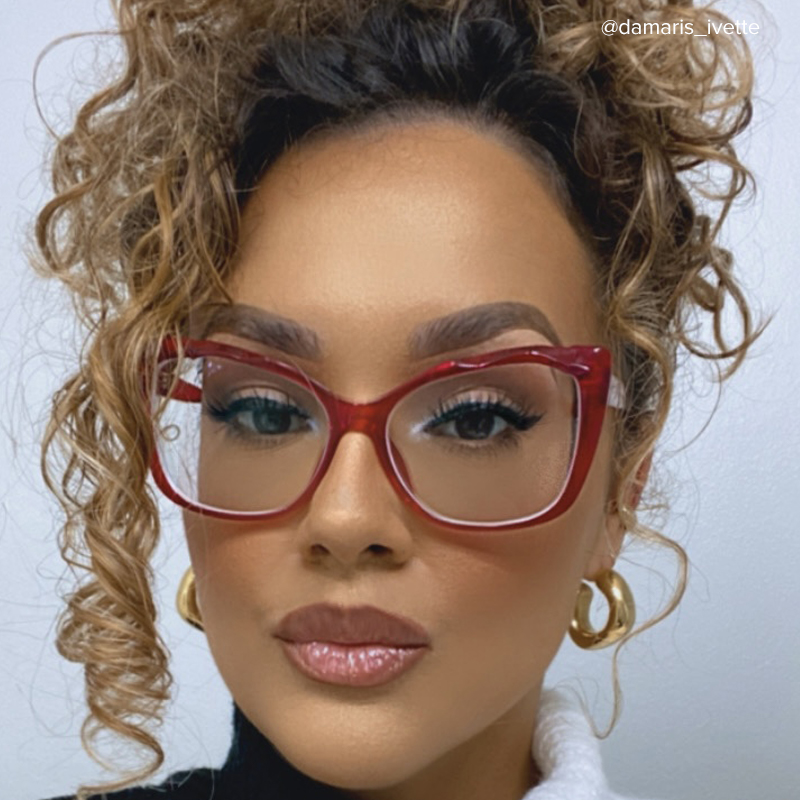 Farris Cat eye Red Glasses11