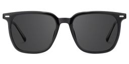 Eliza Square Black Glasses0