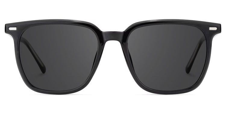 Eliza Square Black Glasses