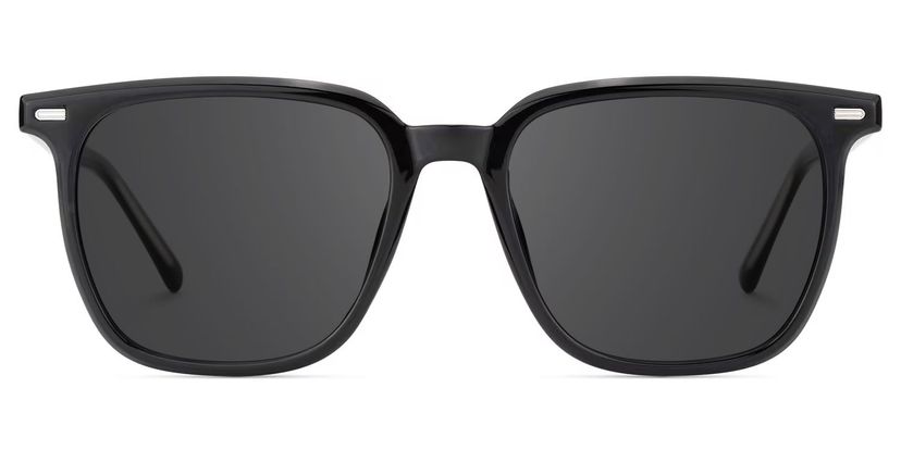 Eliza Square Black Glasses