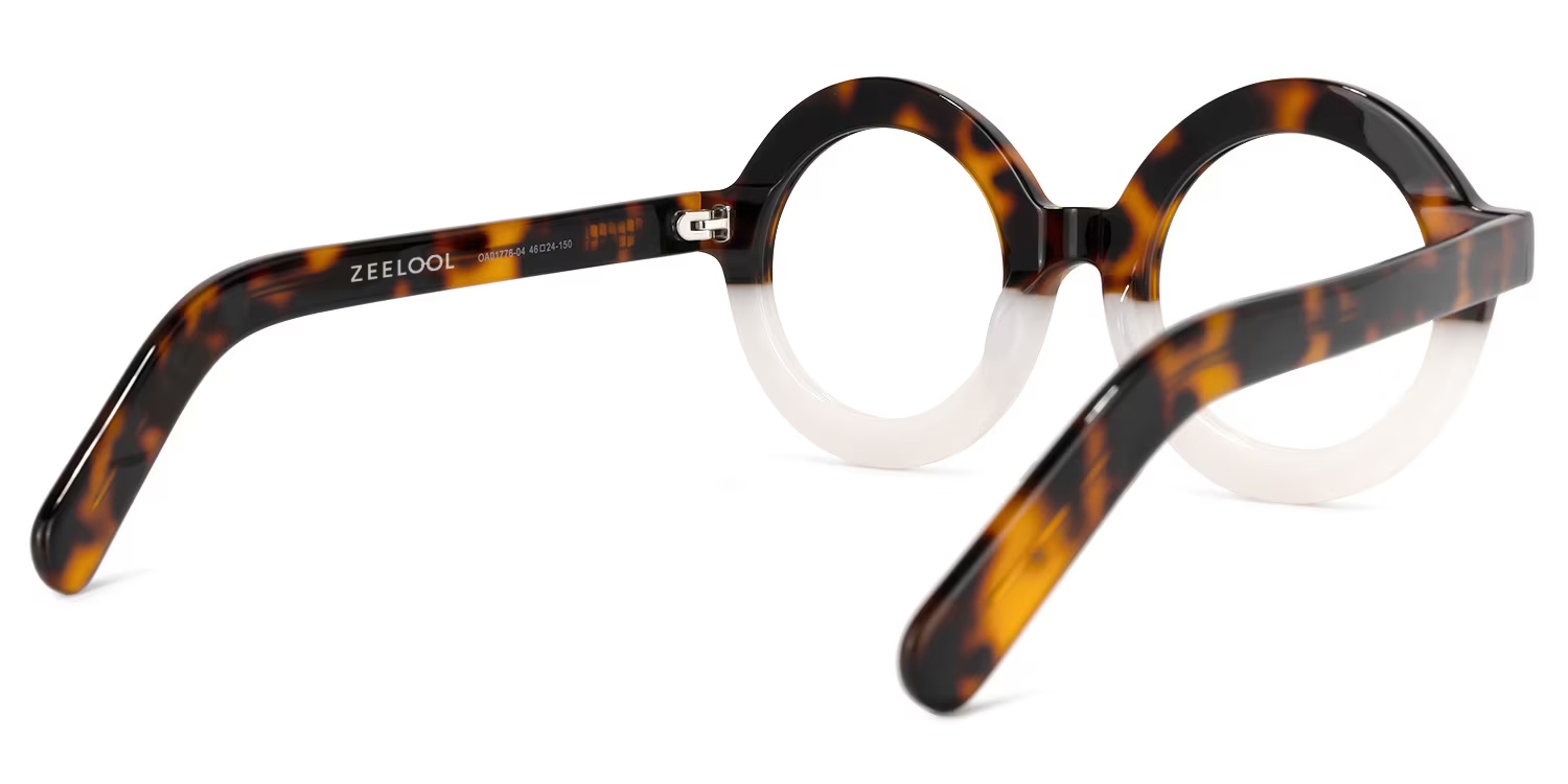 Calhoun Round Two-Tone Glasses | ZEELOOL UK3
