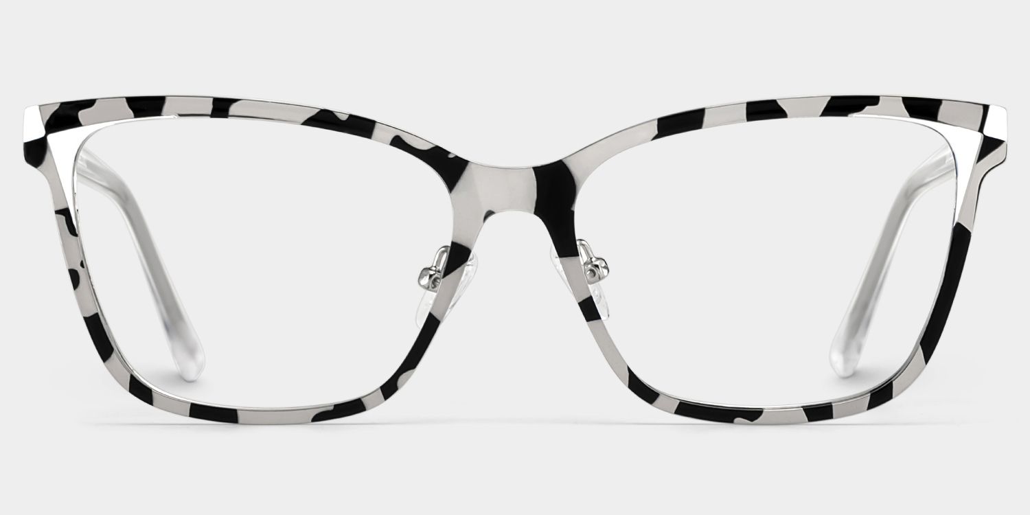 Elise Tortoise Frame Glasses with Rectangle Frame Online | ZEELOOL UK1