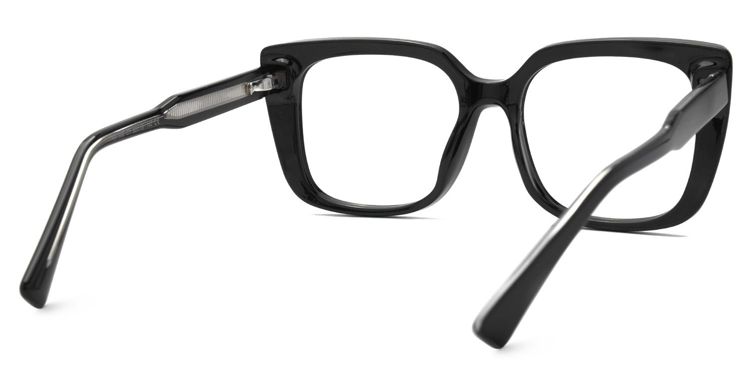 Valdez Black Frame Square Glasses on Sale3