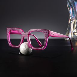 Solmarie Square Rose Red Glasses0