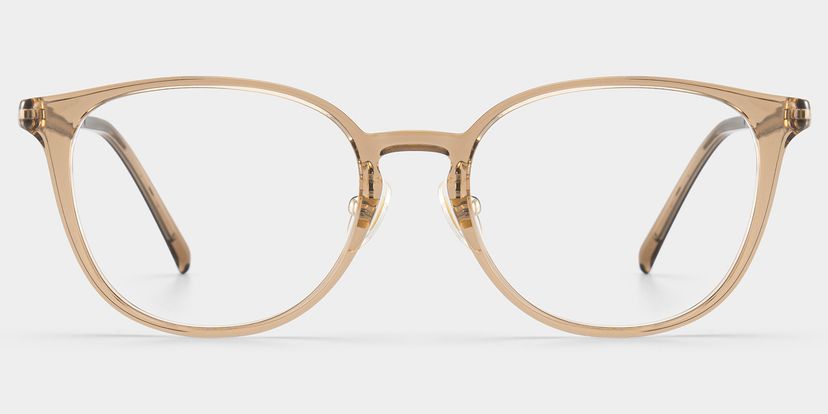 Amanda Rectangle Beige Glasses
