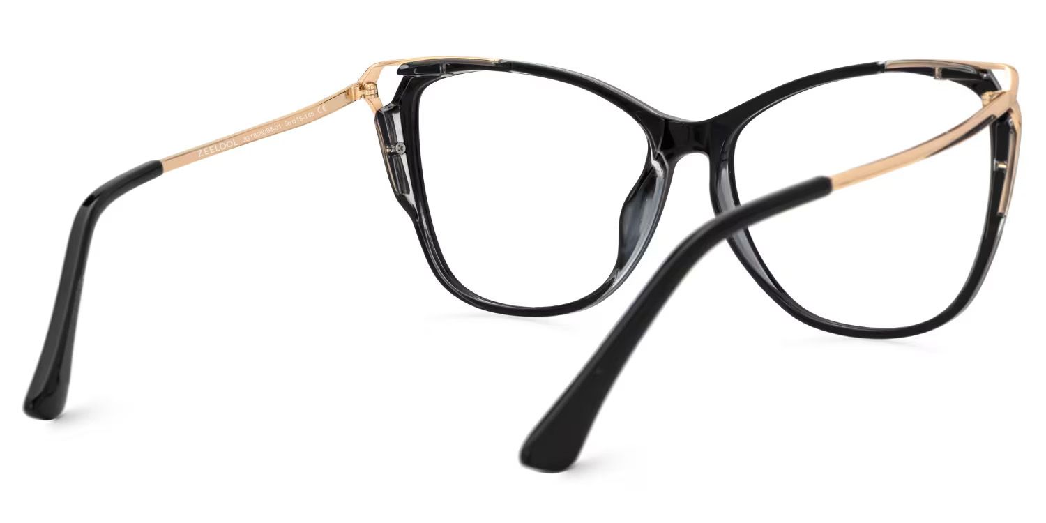 Alana TR90 Butterfly Black Frame Glasses | ZEELOOL UK3