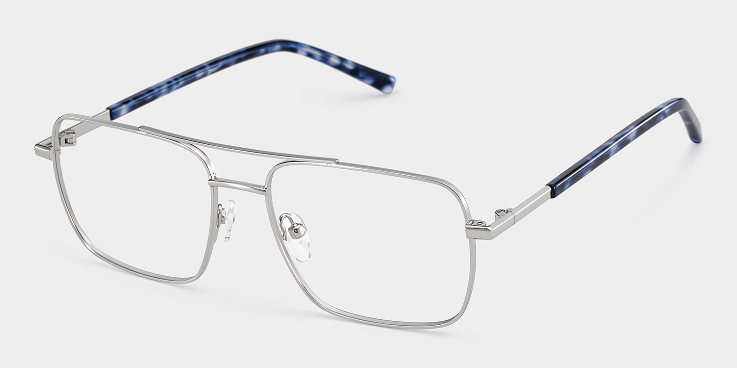 Iris Aviator Silver Glasses4