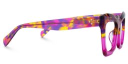 Benitez Neon Pink Square Glasses2
