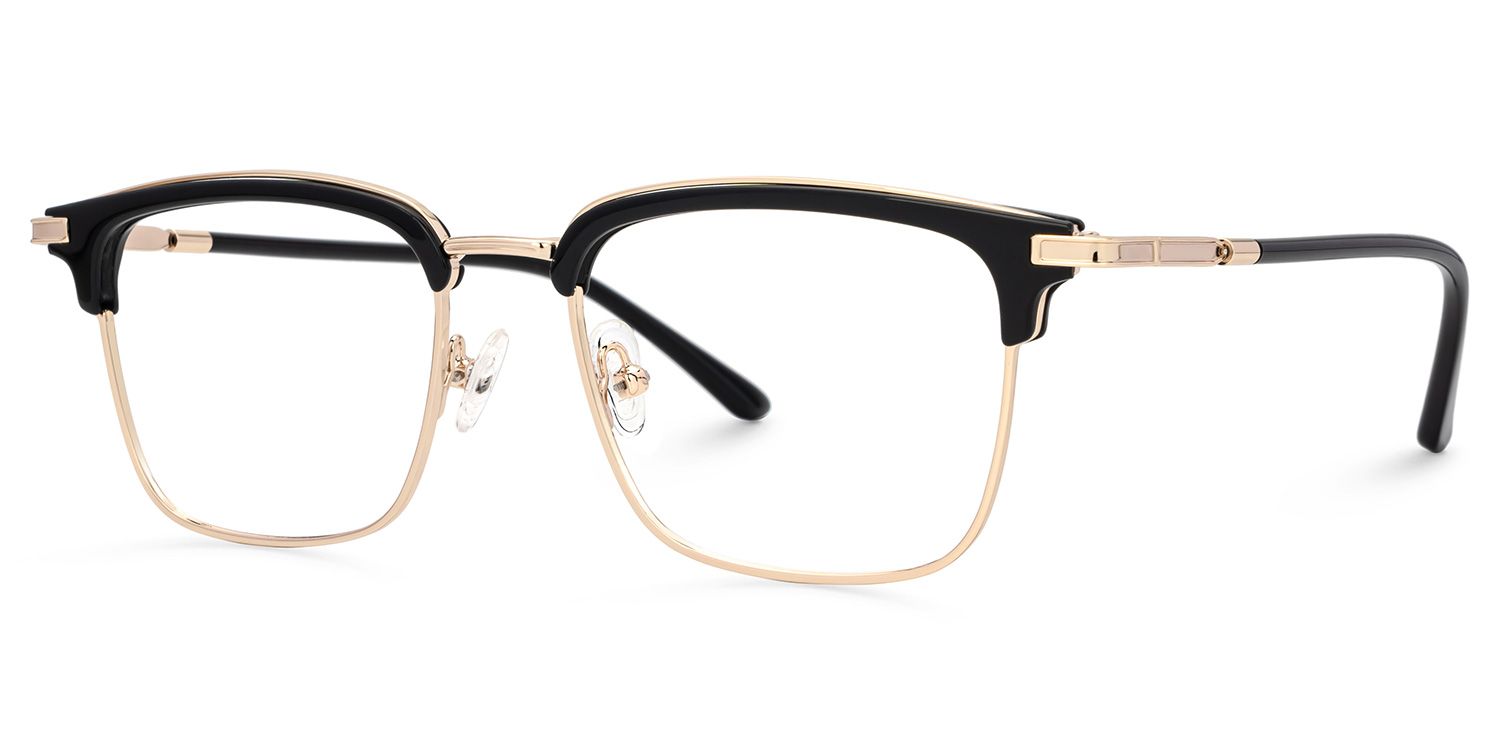 Peeples Browline Mixed-Materials Full-Frame Eyeglasses | ZEELOOL UK1
