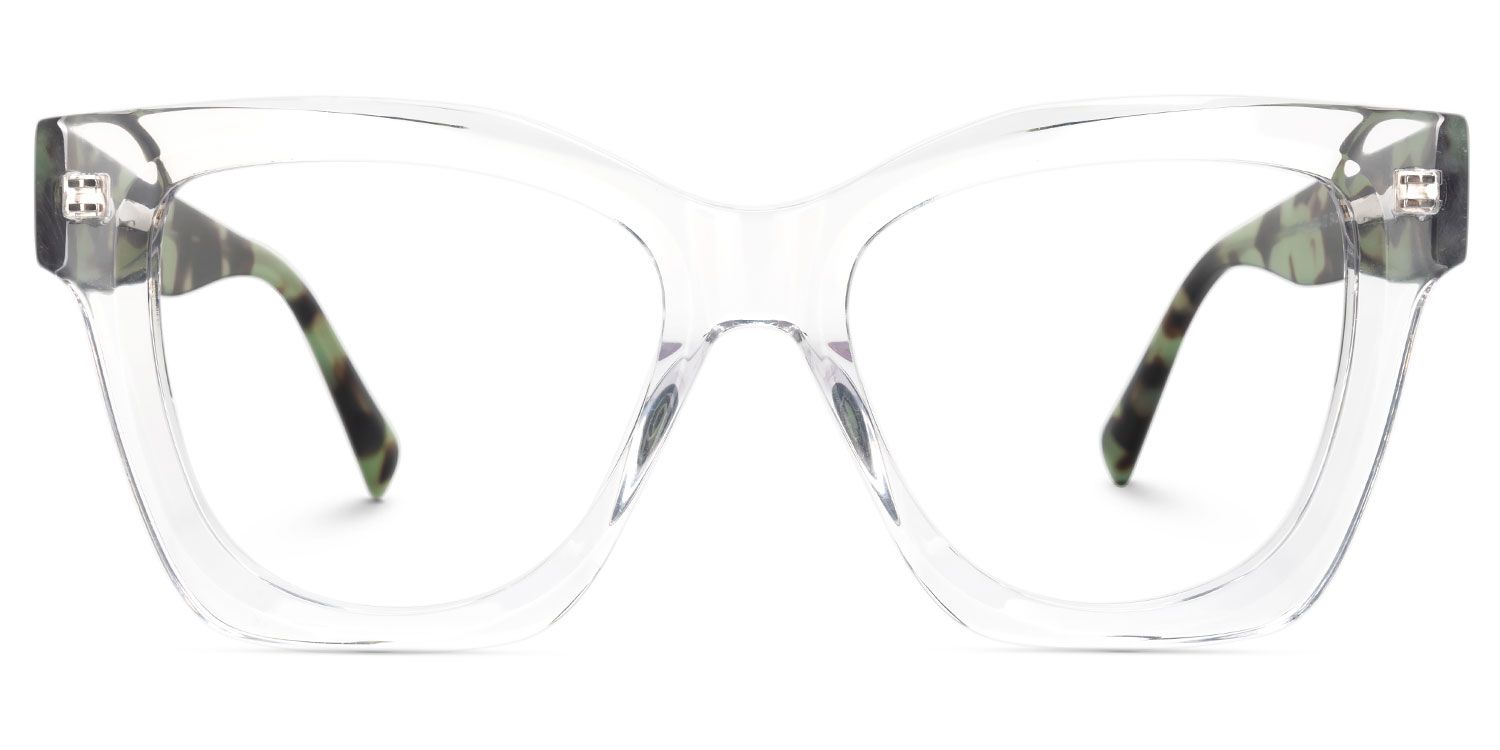 Square Augusta Clear Glasses deals -Zeelool Glasses1