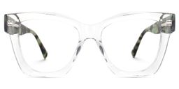 Augusta Square Clear Glasses1