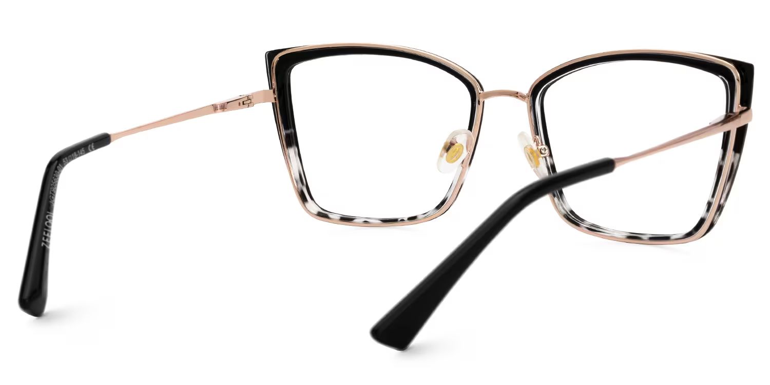 Mariie Butterfly Black Full-Frame Glasses | ZEELOOL UK3