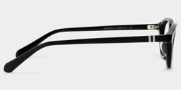 Ashby Black Oval Glasses3