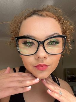 Isaebella Butterfly Black Glasses6