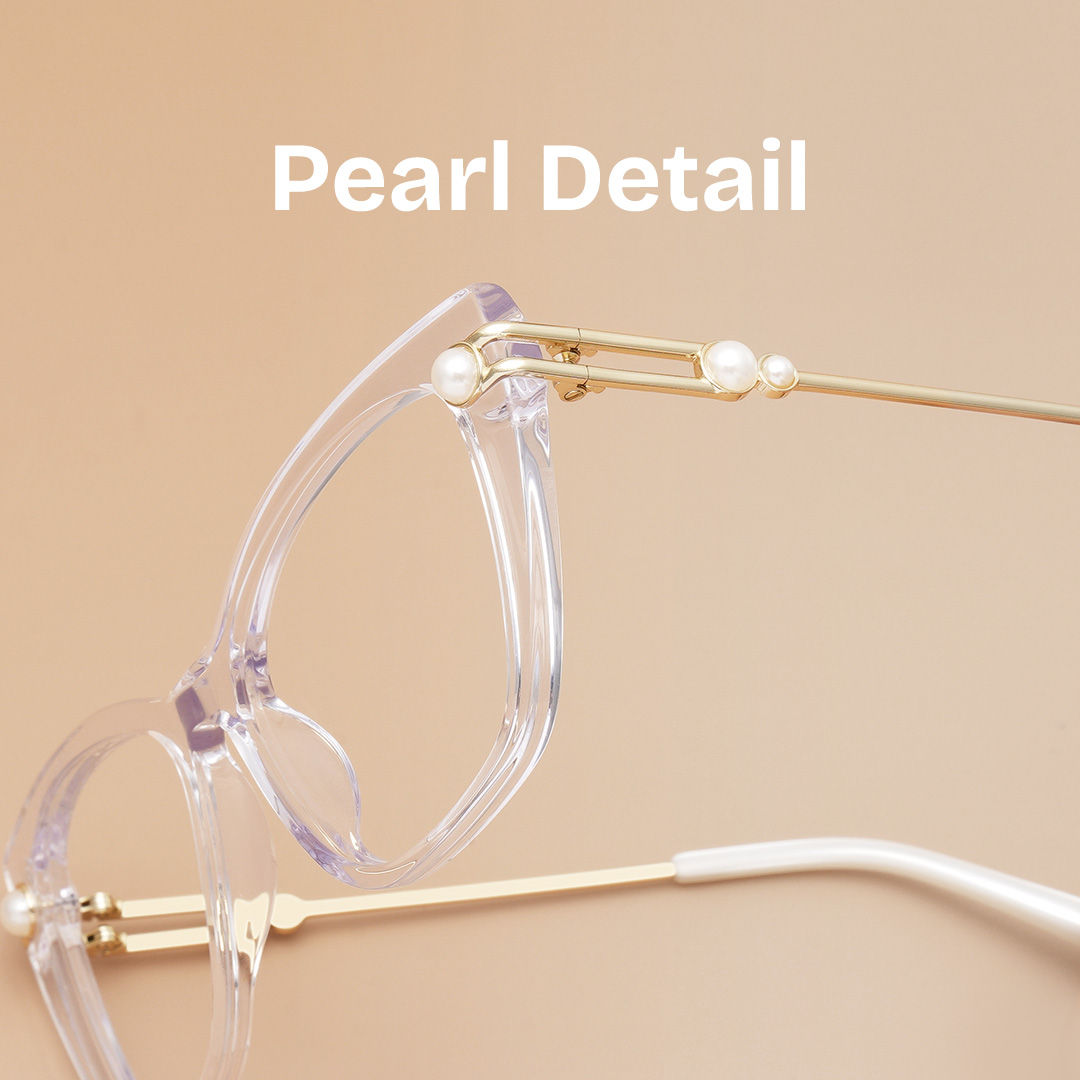 Victor Eyeglasses in Cat eye Crystal Frame | ZEELOOL UK1