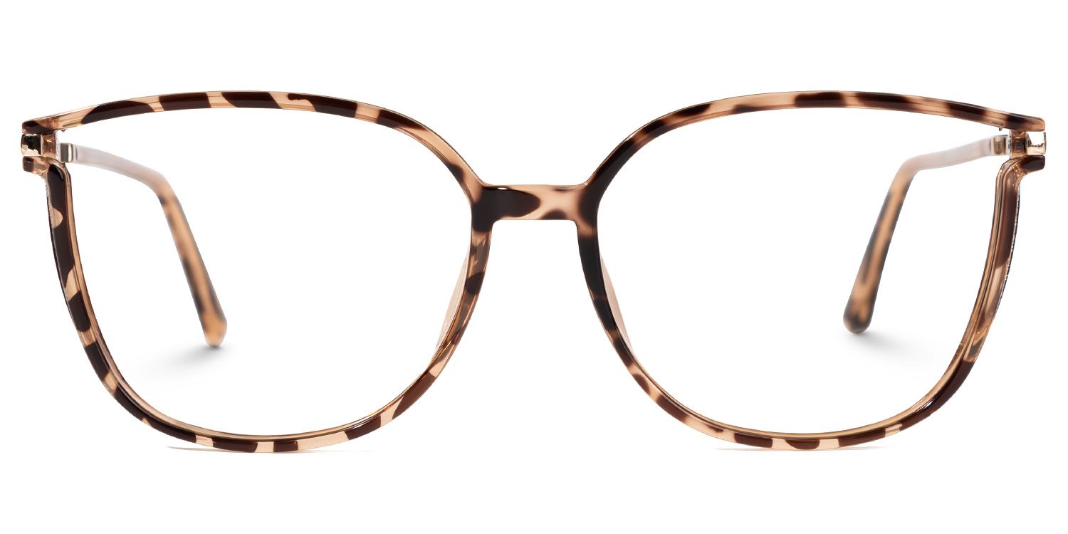Rodz Pale Tortoiseshell Glasses with Square Thin frame0
