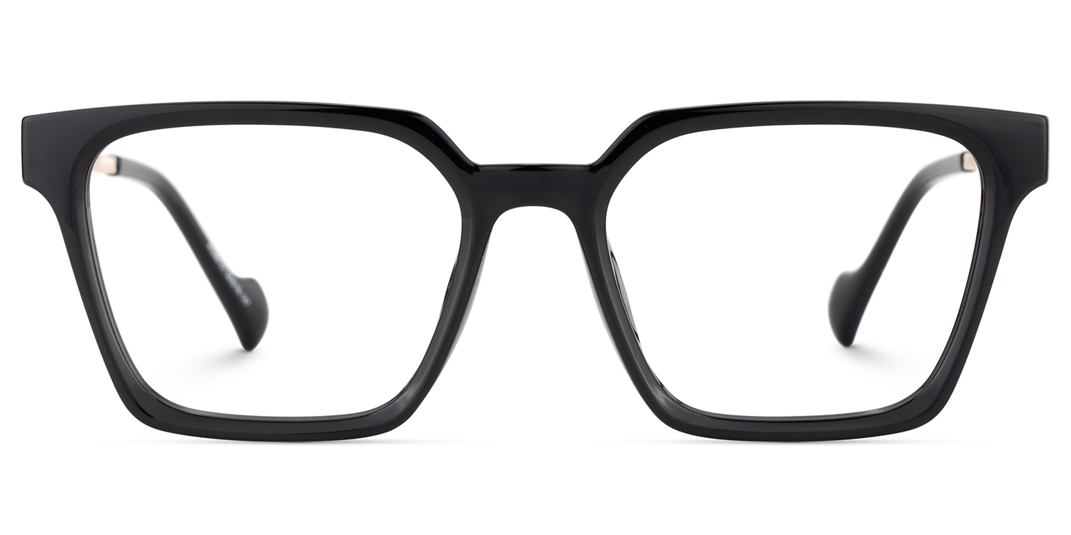 Mabel Square Black Glasses1