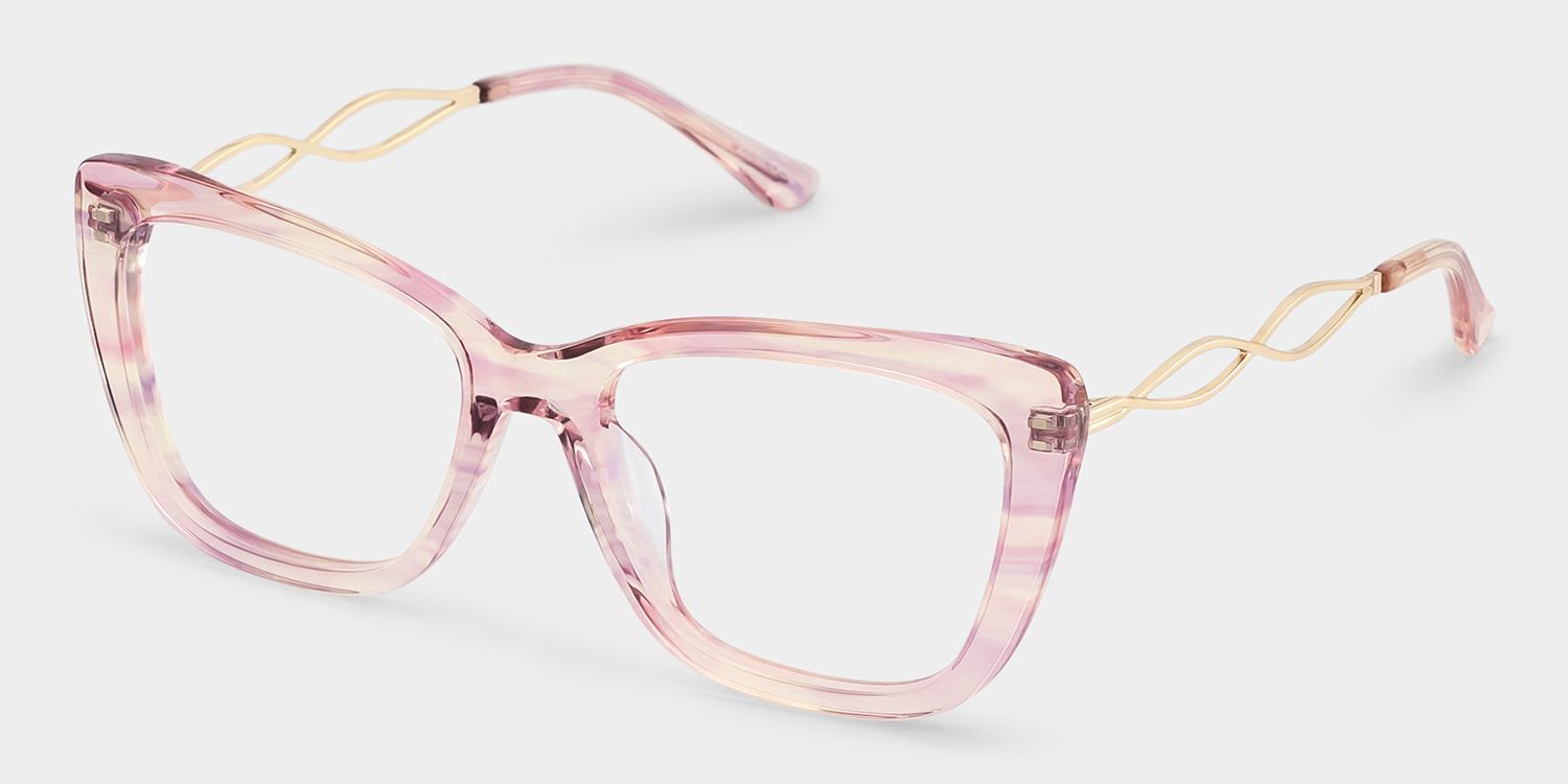 Remi Watercolor Glasses - Women Pink Butterfly Frames | ZEELOOL3