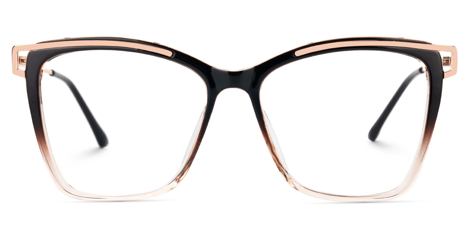 Krystle Square Multicolor Eyeglasses and Wide Frames0