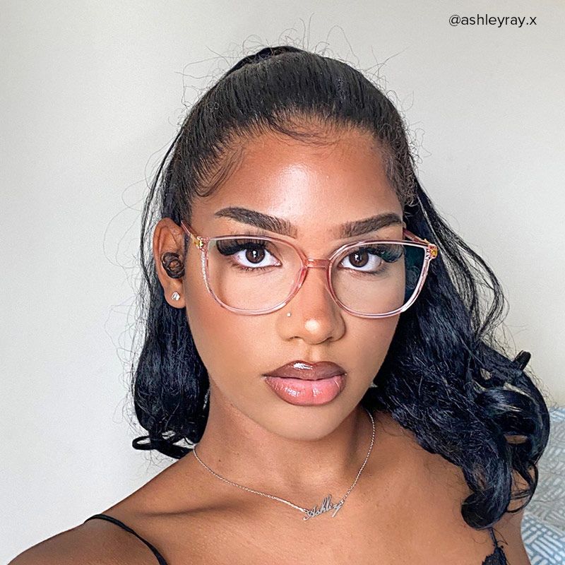 Rodz Square Flesh Pink Glasses