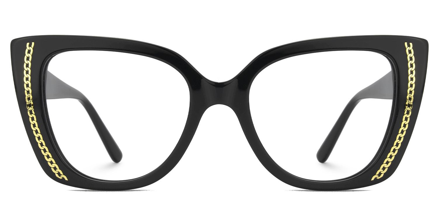 Smolin Acetate Black Cateye Specs | ZEELOOL UK0