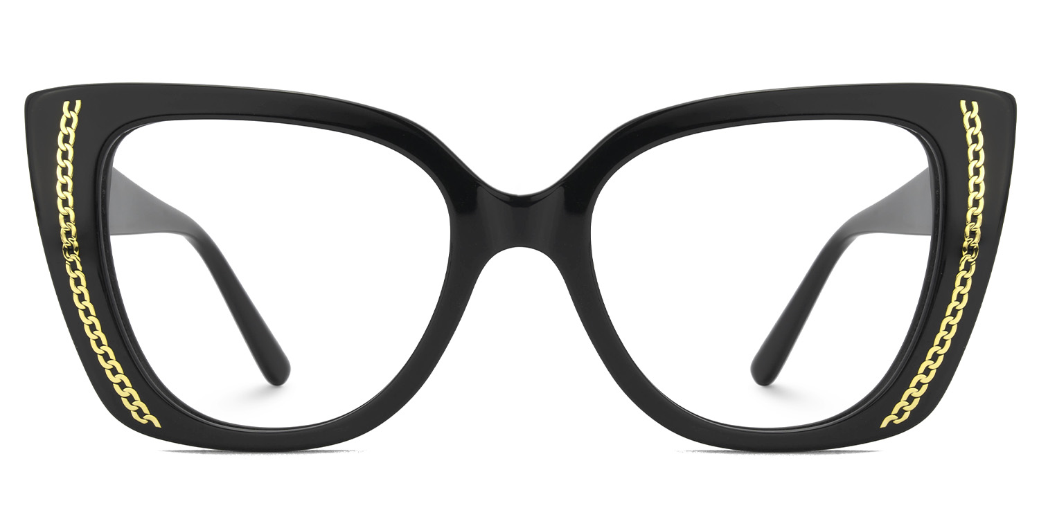 Smolin Acetate Black Cateye Specs | ZEELOOL UK0