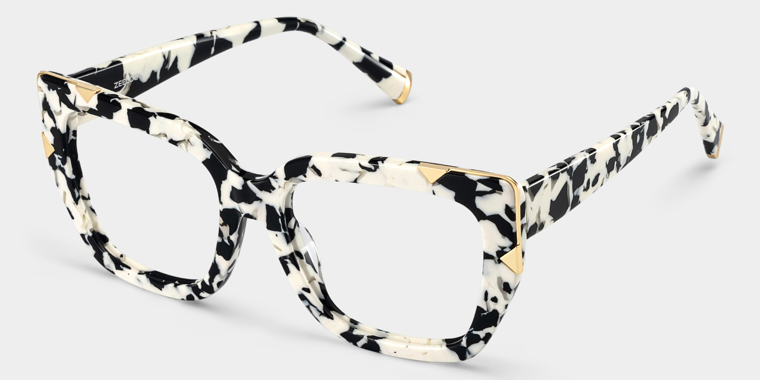 Dax Square cow print Glasses3
