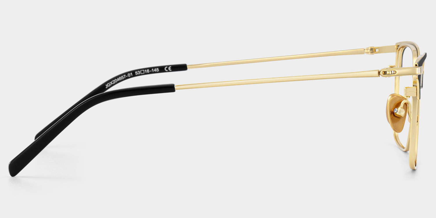 Maxwell Browline Black Glasses3