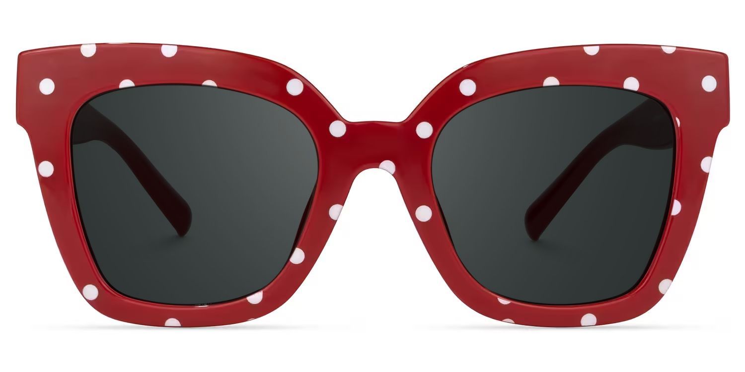 Malcolm Tr90 Red-Dot Frame Sunglasses | ZEELOOL UK0