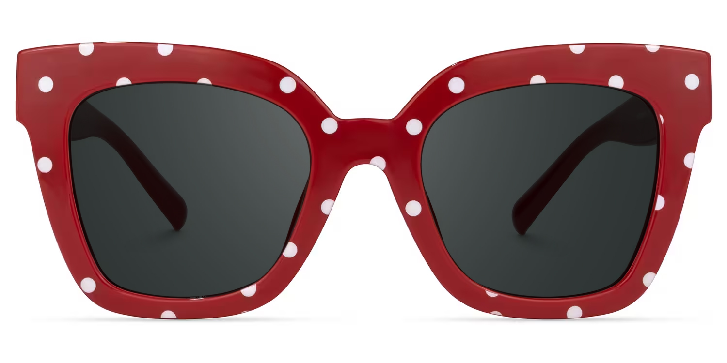 Malcolm Square Red-Dot Glasses good-img